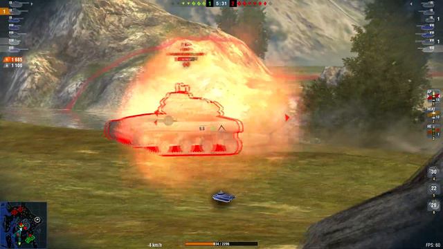 Kranvagn & M103 & ISU-130 - World of Tanks Blitz смотреть онлайн