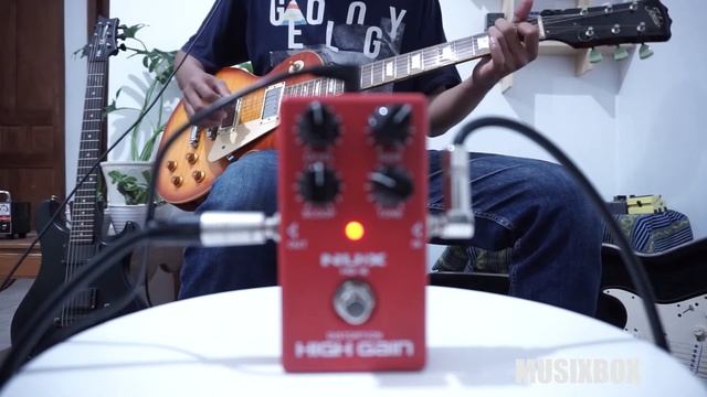 REVIEW NUX HG-6 HIGH GAIN DISTORTION PEDAL - MUSIX BOX DEMO смотреть онлайн