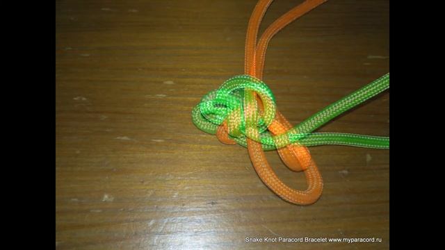 Mad Max Snake Knot Paracord Bracelet схема плетения браслета смотреть онлайн