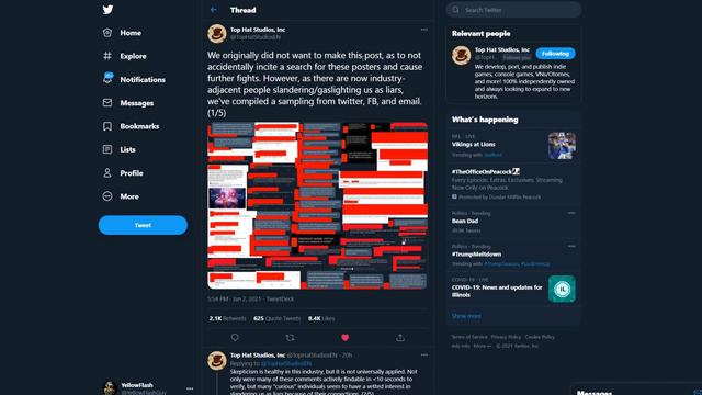 Cyberpunk Story devs FIGHT BACK! Expose Twitter Puritan weirdos creepy behavior! смотреть онлайн