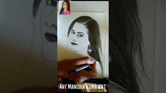 How to draw a beautiful girl step by step / Pencil Sketch drawing смотреть онлайн