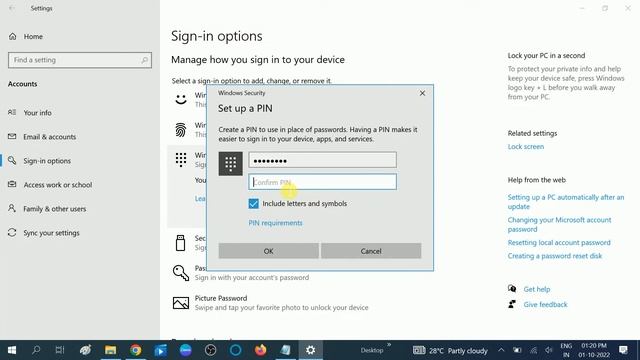 How To Setup Windows Hello Pin To Login || Add Windows Hello Pin In Windows 10 смотреть онлайн