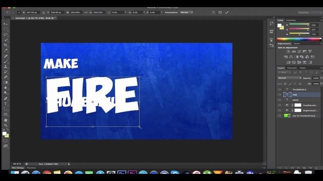 How To Make Thumbnails With Photoshop 2017 (*EASY*) смотреть онлайн