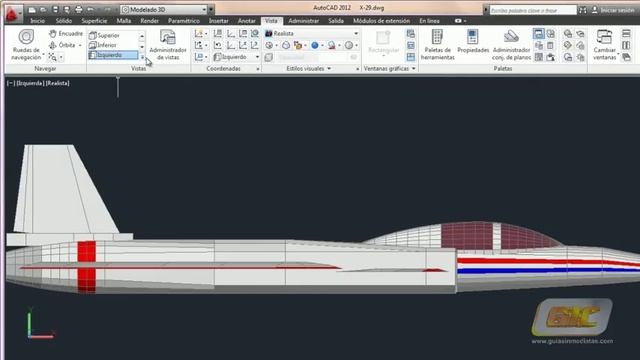 35.0-a Autocad 2013. Visualización en 3D. смотреть онлайн