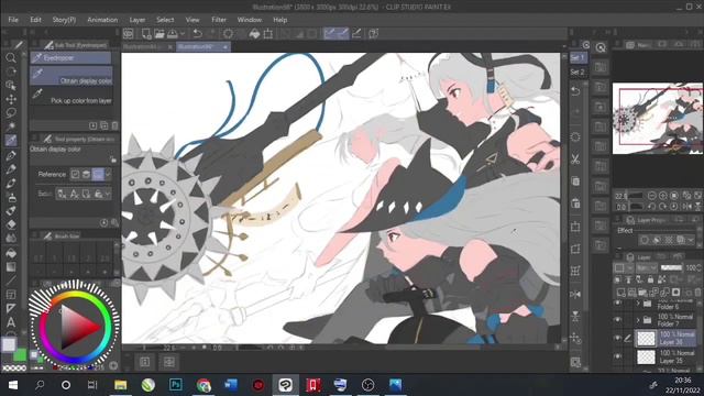 SpeedPaint ~ FanArt Arknights "Abyssal Hunters" 🦑⚔️ смотреть онлайн