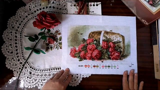 Вышивка крестом. Готовая работа. смотреть онлайн