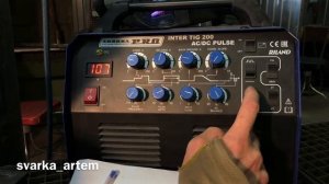 Aurora PRO TIG 200 AC/DC Pulse Как настраивать аппарат?
