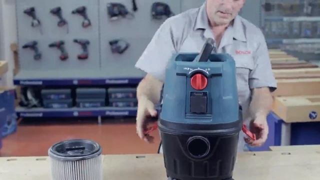 BOSCH VACUUM CLEANER GAS 15 PS смотреть онлайн