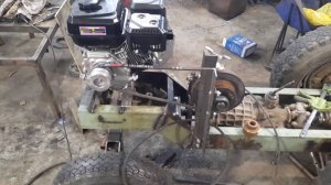 МИНИТРАКТОР с реверсом. Двигатель и реверс- редуктор.