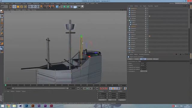 [Speedart] Pirate Ship - Low Poly смотреть онлайн