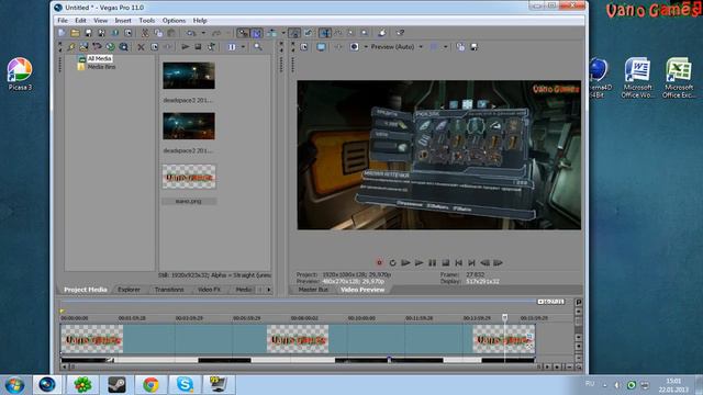 видео урок о том как пользоваться sony vegas pro 11 смотреть онлайн