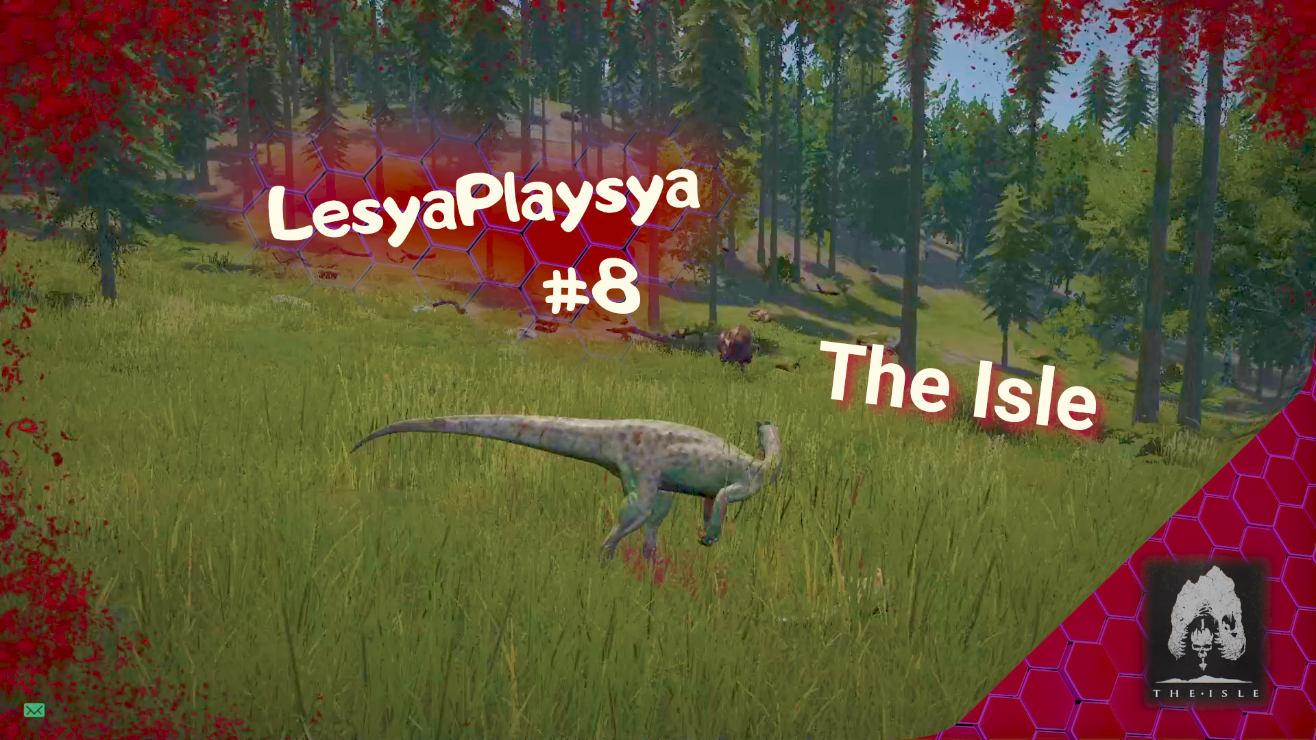 ЛесяПлейся выживает за Ютараптора и Дилку в The Isle смотреть онлайн