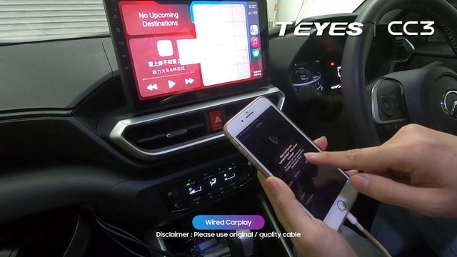 How to connect Apple CarPlay & Android Auto | TEYES CC3 | Teyes Malaysia смотреть онлайн