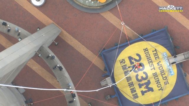Bungy Jump at Macao Tower #BUNGYJUMP #MACAU #MACAO #HONGKONG #233M смотреть онлайн