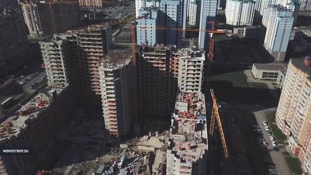 Аэросъемка ЖК «Морская звезда» от 14 мая 2018 года смотреть онлайн