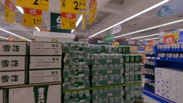 В супермаркете Vanguard, обзор цен, 3-ий этаж. Часть 2. 06.06.2021. Шэньян, Китай.