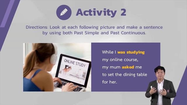 The Past Tenses (Simple & Continuous) - ภาษาอังกฤษ ม.5 EP08 смотреть онлайн