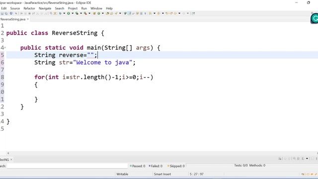 How to Reverse a String in Java | Most asked question to Automation Testers | Reverse String | Java смотреть онлайн