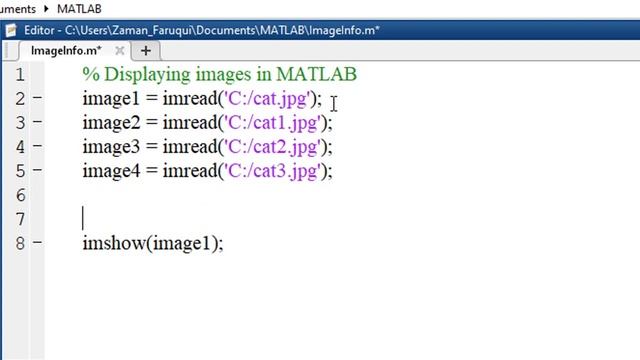 Lesson 3: Displaying Images using MATLAB смотреть онлайн