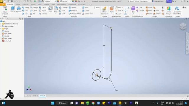 Autodesk Inventor Loft Tutorial In English.