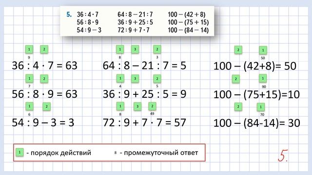 Задание под чертой страница 100 - Математика (Моро) - 3 класс 1 часть