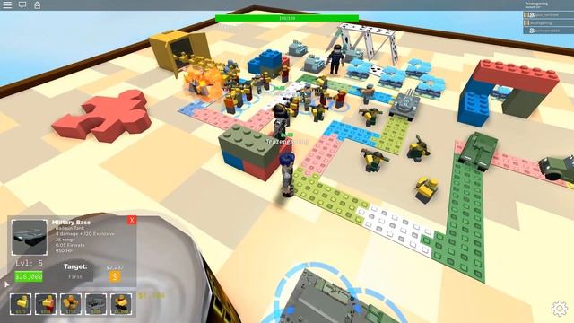 TOWER DEFENSE SIMULATOR EP5 TOY BOARD! BUILDING THE STRONGEST DEFENSE | ROBLOX смотреть онлайн