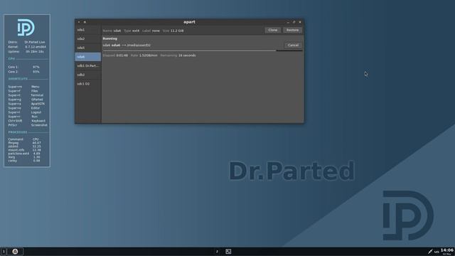 Apart GTK: How To Clone And Restore Disk Partitions