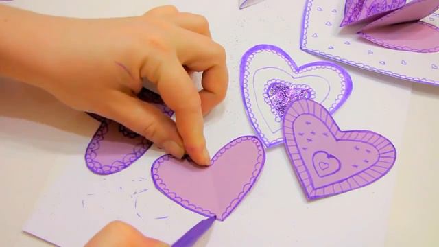 Tutorial. Easy Mother's Day Card. 3D Открытки. Подарок на 14 февраля. На 8 марта. смотреть онлайн