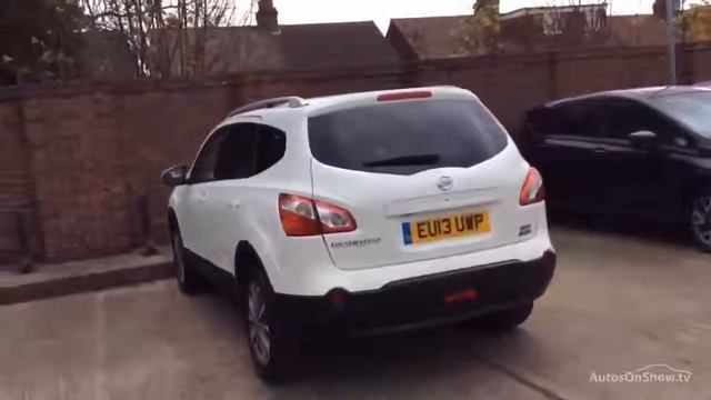 NISSAN QASHQAI TEKNA IS PLUS 2 DCIS/S WHITE 2013 смотреть онлайн