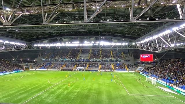 #астана.Сходил на футбол в Астана Арена на матч сборной Казахстана и Словении. смотреть онлайн
