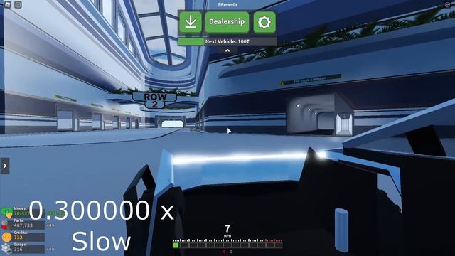 Cybertruck crash test - car crusher2 - Roblox смотреть онлайн