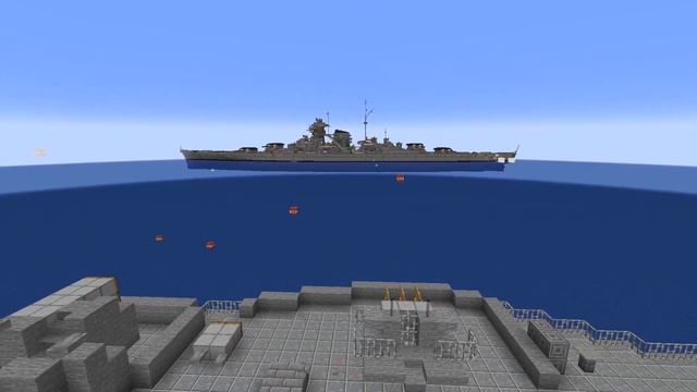 Minecraft Battleship Battle Ep1 : Bismarck Vs Hood [No Mod ❗❗❗] [Vaniila Only ❗❗❗] смотреть онлайн