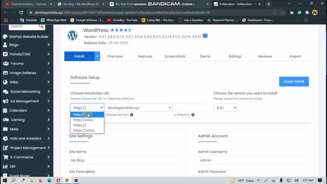 How To Create A Subdomain Under Main Domain And Install WordPress On It | Web With White смотреть онлайн