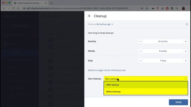 Configure Retention Rules | Acronis Cyber Backup Cloud | Acronis Cyber Cloud Demo Series смотреть онлайн