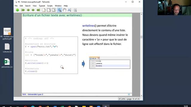 Programmation Python - Les fichiers (1) смотреть онлайн