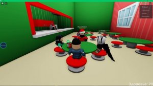 СТРАШНЫЙ РЕБЕНОК МОНСТР ОХОТИТСЯ НА НАС! БЕЗУМНЫЙ ПОБЕГ ИЗ ДЕТСКОГО САДИКА В ROBLOX