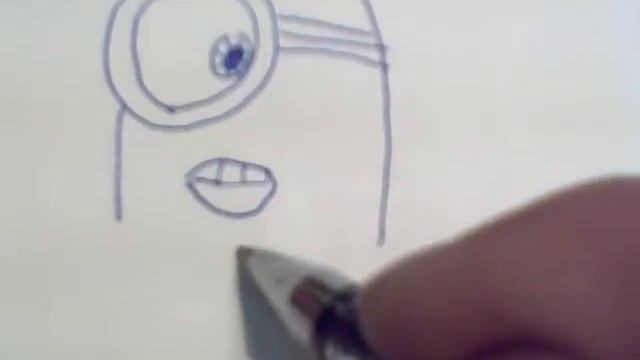 Minion. Despicable Me. How to draw a easy? (Миньон. Гадкий я. Как нарисовать просто?) смотреть онлайн