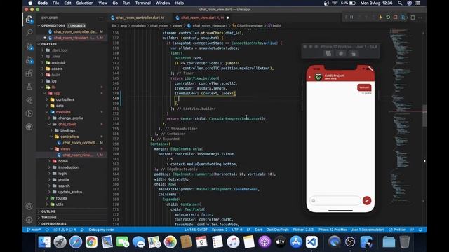 CHAT APPS 45 Display Time Chat [ FLUTTER + GET X + FIREBASE 2021 ] смотреть онлайн