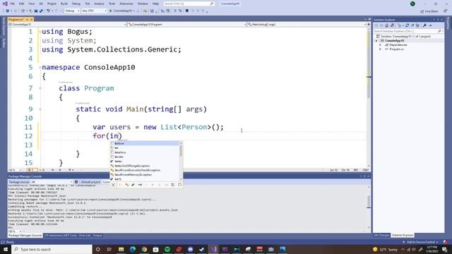 Create Fake Test Data with Bogus смотреть онлайн