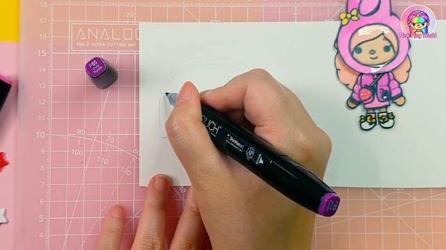 Toca Boca My Melody Room ? DIY Tutorial(Part1)-Wall, Floor, Furnitures Toca Life Paper Quiet Book смотреть онлайн