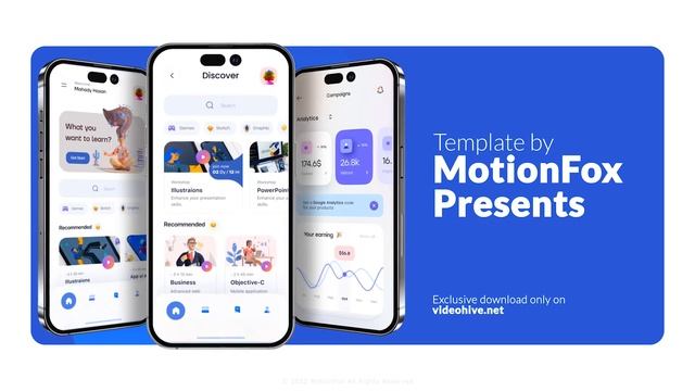 App Introduction Animation on iPhone 14 Pro - After Effects Template смотреть онлайн