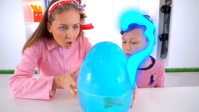 Senya And Mom Chocolate Eggs Surprise Challenge