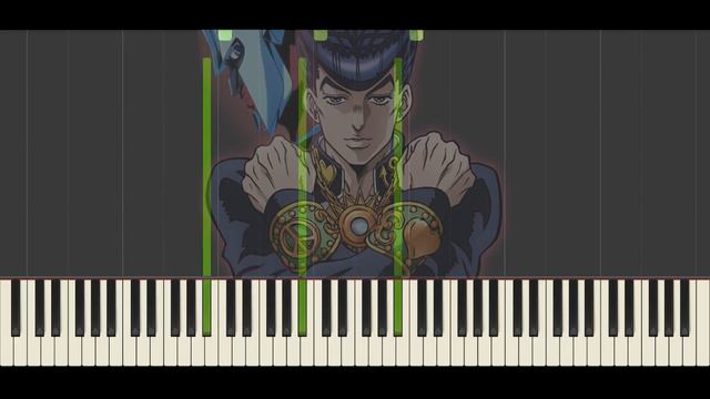 Josuke's theme using only piano смотреть онлайн