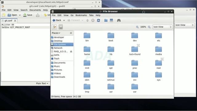 Git Server Part 2: Creating Basic Git server by configure apache web server. смотреть онлайн