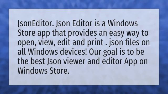 What app can i use to open JSON file? смотреть онлайн