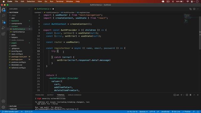 Next.js 13 Full Stack E-commerce App #9 | Authentication, Register User, User Model смотреть онлайн