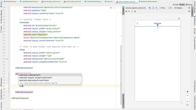 OLX Shopping | 02 Register & Login | Android Studio | Java смотреть онлайн