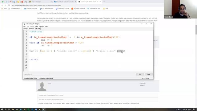 Using AutoHotkey to detect multiple clicks of a key/mouse button смотреть онлайн