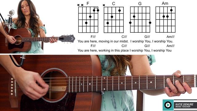 Way Maker EASY Guitar Tutorial With Play Along