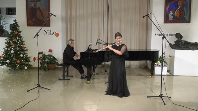 Н. Платонов Вариации на русскую тему/Наталья Сташкевич (флейта) и Айгуль Бухарова (рояль) смотреть онлайн